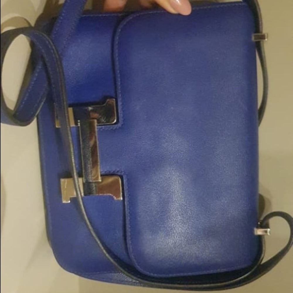 Hermes Constance Mini 18 Blue